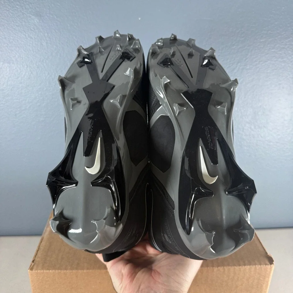 Nike Alpha Menace Pro 3 Mens Football Cleats Black Grey CT6649-010 Size 11.5